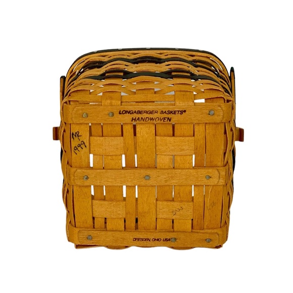 Longaberger 1999 J.W. Collection Miniature Mini Two-Pie Basket Combo - Picture 9 of 16